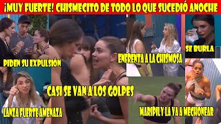 Muy Fuerte! Pelea completa entre Thali y Cristina, Maripily la va mechonear, Leslie pide expulsión