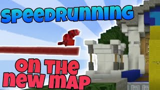 SPEEDRUNNING & Destroying Players on the New BEDWARS Map (Blockman Go)