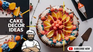 How To Decorate Cake | cake decorating tutorial | cake decorating technique |cake decorating ideas 5