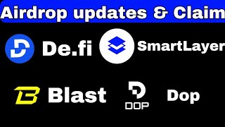 De.fi airdrop Claim | SmartLayer wallet link | Crypto Airdrops update