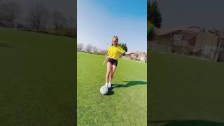 Football Skills | Freestyle football girl #shorts #football