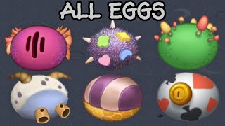 Mythical Island - All Eggs | My Singing Monsters