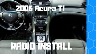 2004-2008 Acura TL navigation system removal