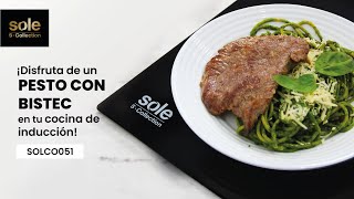 Receta tallarines al pesto con bistec | S•COLLECTION de Sole