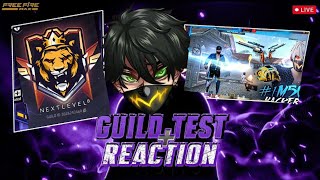 [🥰 FREE FIRE LIVE GUILD TEST + REACTION🥰](45/75)🔥#freefirelive#fflive#nonstopgaming#nxtlive