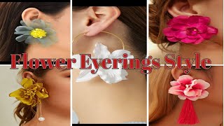 Fashion Flower Style Eyerings | ලස්සන මල් කරාබු