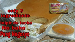 Inipit de Leche | No bake Just Inipit with Leche flan | Pang Negosyo inipit de leche