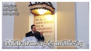 Méltatlanság és méltóság