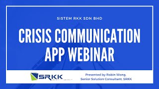 Crisis Communication Apps Webinar