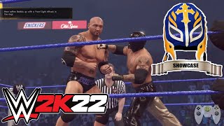 WWE 2K22 | Rey Mysterio vs Batista Showcase Match