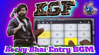 KGF 2 ll Rocky bhai entry music BGM ll Instrumental ringtone ll MobilePiano + drum ll Walk band