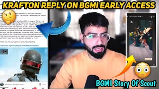 Krafton Reply On BGMI Early Access 😳🔥| BGMI Official Collab With Scout? 😍🚀  | Finally BGMI Unban