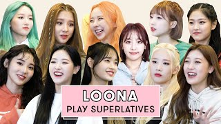 LOONA Reveals Who's the Best Dancer, Rapper, and More | Superlatives