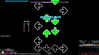 [Etterna] (2021) Swarmsii - The Mad Tyrant's Betrayal 1.1x (96.17% AA J5)