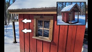 Sliding Window Idea For Deer Hunting Blind - Simple, Cheap, Proven!