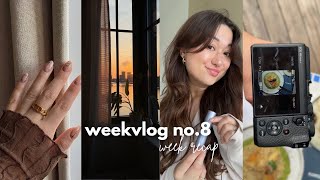 Weekvlog 8 | Een normale week in mijn leven met werk, content, sociale activiteiten 📷🎞️