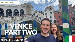 WE CROSSED 100 BRIDGES IN VENICE!! #bridges