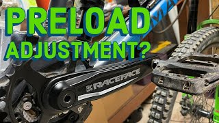 Race Face Ride crank preload adjustment