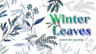 #9 | 6 Easy Winter Leaves 🌿 For Beginners