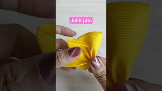 Jahit pita #diy #tutorial #shorts #shortsvideo #shortvideo