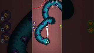 Intense Gameplay in Worms zone io 🐍 #shorts #69 I pro slither snake I #wormszone II Magic Gameplay 😎