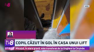 Copil căzut în gol în casa unui lift. Micuțul, în stare gravă,