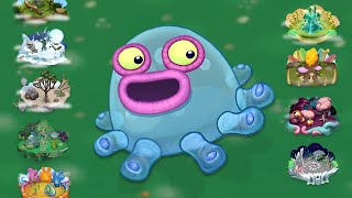 Toe Jammer - All Monster Sounds & Animations (My Singing Monsters)