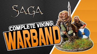 Saga Viking Warband: Complete Army (Showcase)