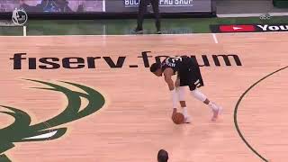 Giannis Antetokounmpo Has Entry On Shaqtin a Fool After Called A Travelling Violation.