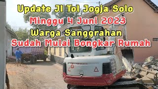 Proyek Jl. Tol Jogja-Solo | Warga Sanggrahan Sudah Mulai Membongkar Rumahnya