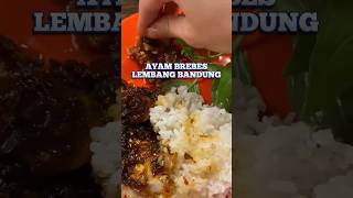 MAKAN AYAM BREBES KHAS  LEMBANG BANDUNG RASA NYA NGANGENIN #kulinerbandung ##food #shorts