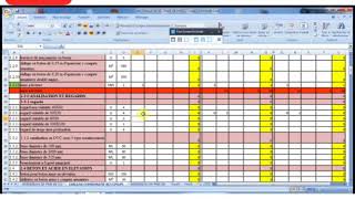 Tableau de comparaison plan architect et Bet et plan d'execution