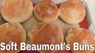 Soft Burger bun recipe all purpose flour.  Beaumont's Buns.