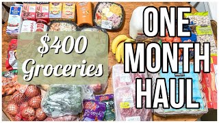 NOVEMBER BUDGET FAMILY GROCERY HAUL | Month of Groceries