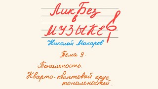 ЛикБез в МУЗЫКЕ (Тема 9. Тональность. Кварто-квинтовый круг тональностей)