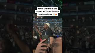 Kevin Durant In The Crowd At Travis Scott Concert