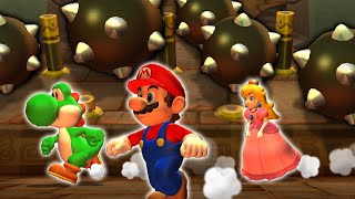 Mario plays 3rd Person Mario Party 9 Minigames | Tumble Temple #shorts