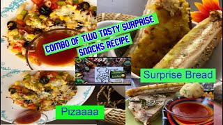 Suzi Pizza🍕||Surprise Bread🥪||स्वादिष्ट सुजी का पिज़्ज़ा