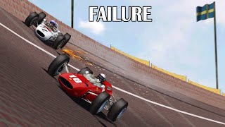 Racing On The Avus 1950 Banking - Failure