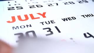 Calendar | Non-Copyrighted Stock Footage