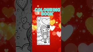 Valentine's ❤️ Gift Kawaii Colouring Book