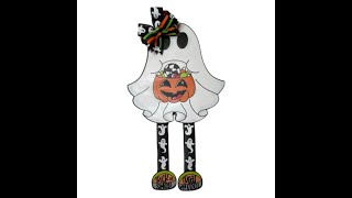 Halloween Ghost Door Hanger,Ghost Wreath,Halloween Ghost Wreath,Halloween Front Door Decor,Halloween