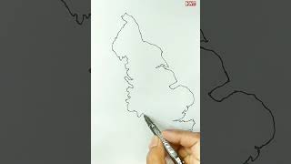 England Map Drawing #howtodraw