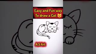 How to draw a cat #asart #pencil_drawing