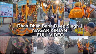 Baba deep Singh JI Nagar kirtan Hoshiarpur Punjab