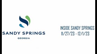 Inside Sandy Springs 11/27/23 - 12/1/23