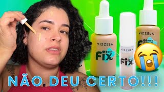 RESENHA BASE FIX VIZZELA como fica na pele madura, resiste ao suor?