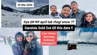 Kashmir Tour in April May 2024| Lok  Sabha Elections| Gulmarg April Snowfall| Kashmir Trip April