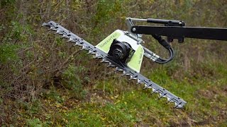 Hydraulische Heckenschere für Traktor und Lader | GreenTec HL 150 - 240 (DE)