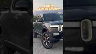 One of the only Rivian R1Ts in these necks of the Mississippi River.  #fastcars #rivian #ev